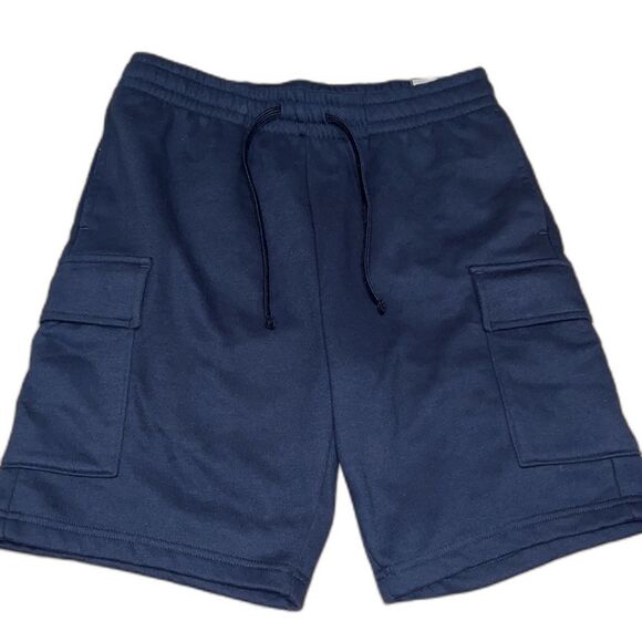 TEK GEAR | Navy | Cargo Short w/ Ultrasoft Fleece | Small - Picture 1 of 4